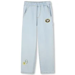 Outlet KENZO KIDS Jean avec imprimés siglés BLEACH POUSSE