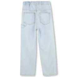 Outlet KENZO KIDS Jean avec imprimés siglés BLEACH POUSSE