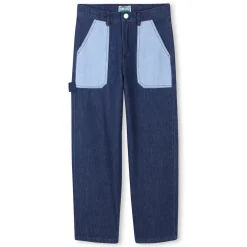Clearance KENZO KIDS Jean avec poches et broderie DBLE STONE+BROSSAGE