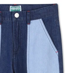 Clearance KENZO KIDS Jean avec poches et broderie DBLE STONE+BROSSAGE