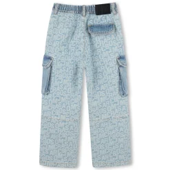 Online MARC JACOBS Jean cargo en coton DENIM BLUE