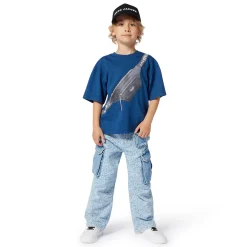 Online MARC JACOBS Jean cargo en coton DENIM BLUE