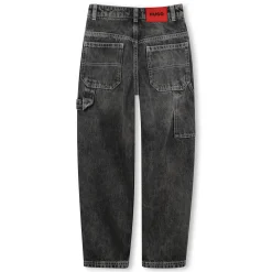 Online HUGO Jean large à poches Z21 DENIM BLACK LAVE