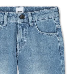 Online BOSS Jean large 5 poches DENIM BLUE CLEAR