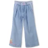 Sale BILLIEBLUSH Jean large brodé DOUBLE STONE+BLEACH