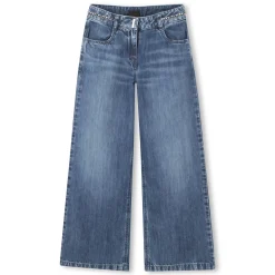 Online GIVENCHY Jean évasé avec chaînette DENIM BLUE