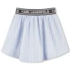 Outlet KARL LAGERFELD KIDS Jupe courte fantaisie BLANC BLEU