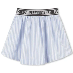 Outlet KARL LAGERFELD KIDS Jupe courte fantaisie BLANC BLEU
