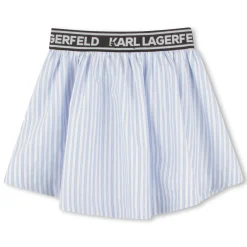 Outlet KARL LAGERFELD KIDS Jupe courte fantaisie BLANC BLEU