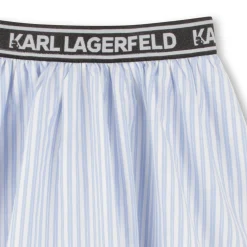 Outlet KARL LAGERFELD KIDS Jupe courte fantaisie BLANC BLEU