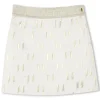 Clearance KARL LAGERFELD KIDS Jupe de cérémonie en jacquard ECRU DORE