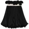 Outlet KARL LAGERFELD KIDS Jupe de cérémonie plissée BLACK