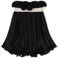 Outlet KARL LAGERFELD KIDS Jupe de cérémonie plissée BLACK