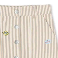 Discount KENZO KIDS Jupe en coton avec badges PALE TRENCH
