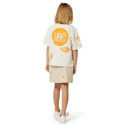 Discount KENZO KIDS Jupe en coton avec badges PALE TRENCH