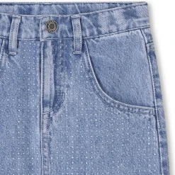 Clearance MARC JACOBS Jupe en jean avec strass DENIM BLUE