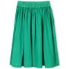 Clearance DKNY Jupe midi à taille élastiquée CHARTREUSE