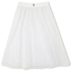 Fashion GIVENCHY Jupe évasée brodée BLANC