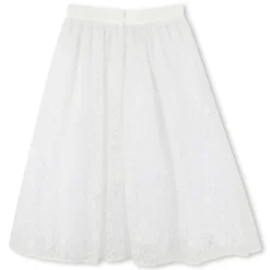 Fashion GIVENCHY Jupe évasée brodée BLANC