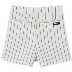 Sale DKNY Jupe-short à rayures BLANC NOIR