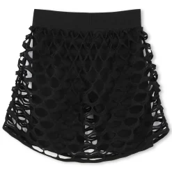 Discount DKNY Jupe-short bimatière BLACK