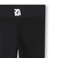 Fashion DKNY Legging avec imprimé dos jambe BLACK