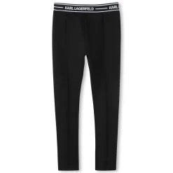 Online KARL LAGERFELD KIDS Legging en jacquard BLACK