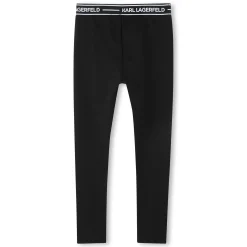 Online KARL LAGERFELD KIDS Legging en jacquard BLACK