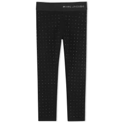 Fashion MARC JACOBS Legging uni avec strass BLACK