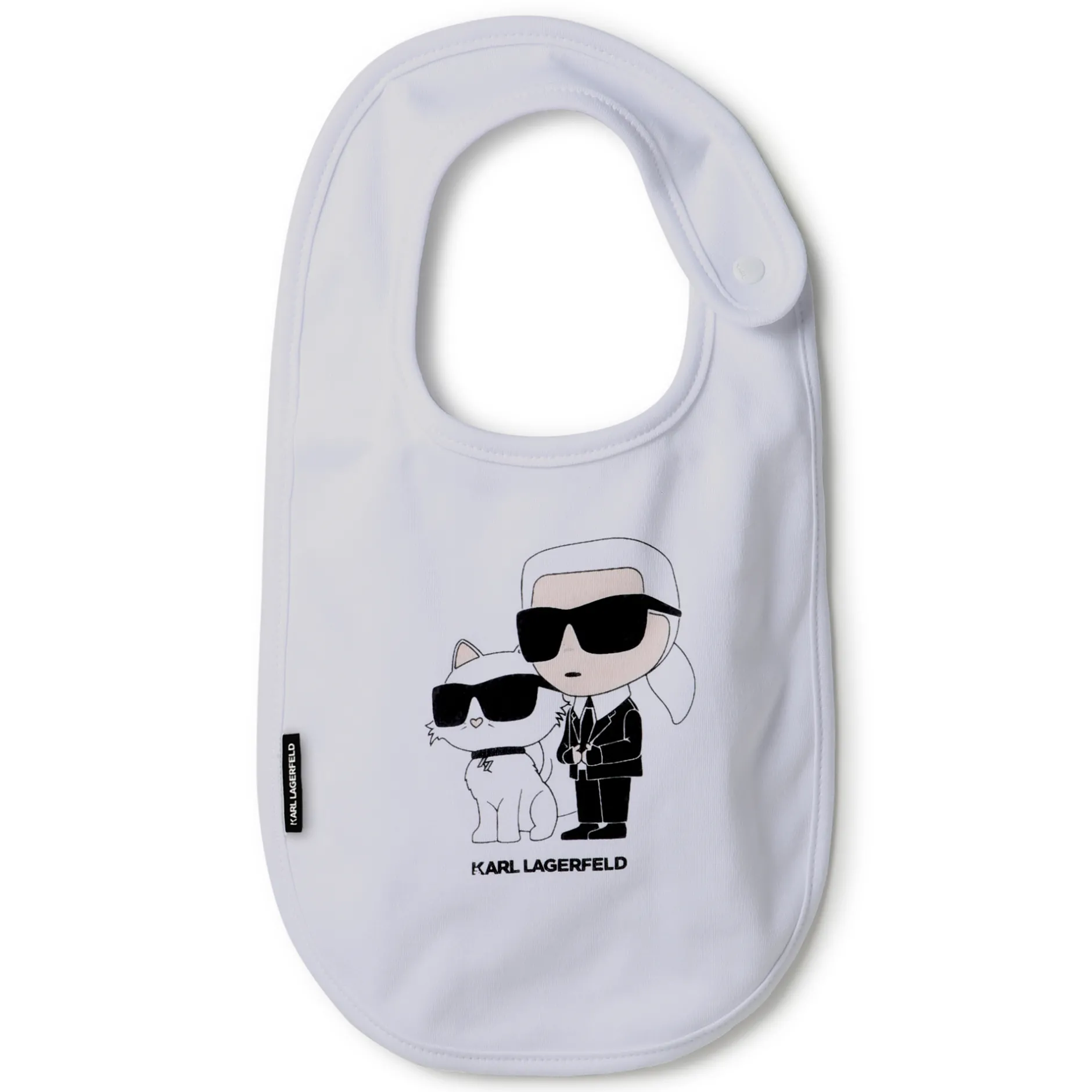 Sale KARL LAGERFELD KIDS Lot de 3 bavoirs à motifs BLANC