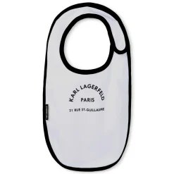 Sale KARL LAGERFELD KIDS Lot de 3 bavoirs à motifs BLANC