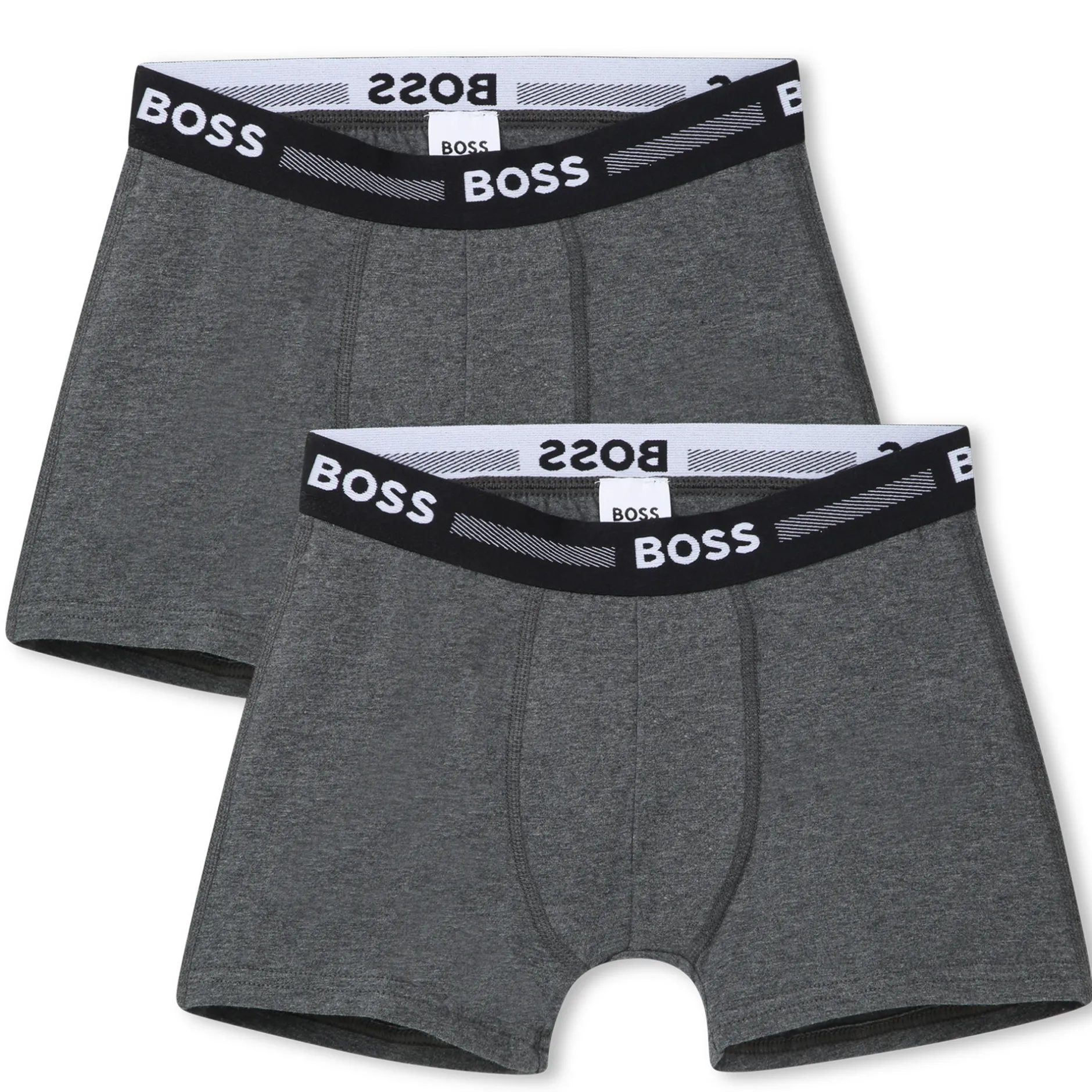 Hot BOSS Lot de 2 boxers ANTHRACITE CHINE