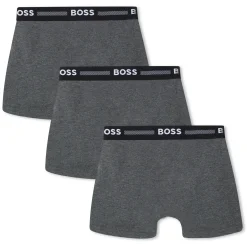 Best BOSS Lot de 3 boxers ANTHRACITE CHINE