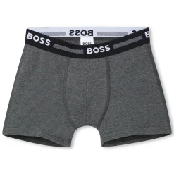 Hot BOSS Lot de 2 boxers ANTHRACITE CHINE