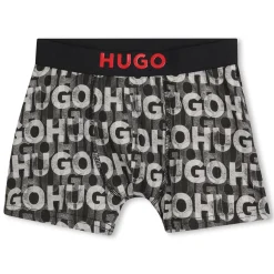 New HUGO Lot de 2 boxers en coffret BLACK