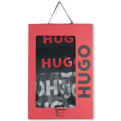 New HUGO Lot de 2 boxers en coffret BLACK