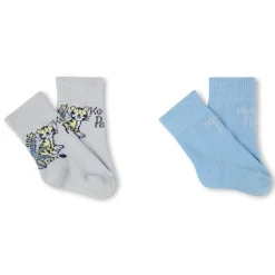 Hot KENZO KIDS Lot de 2 paires de chaussettes CIEL