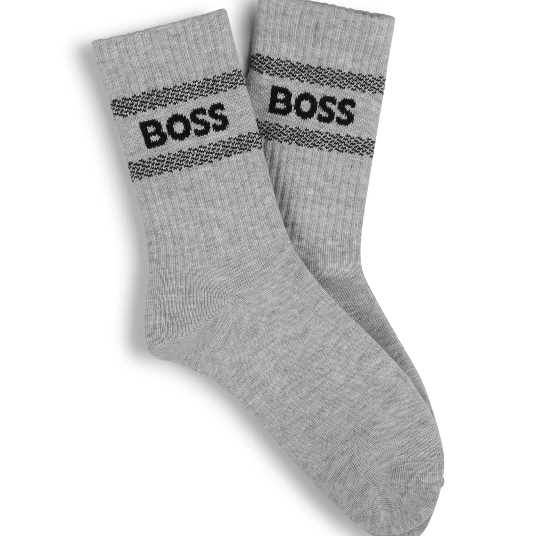 Clearance BOSS Lot de 2 paires de chaussettes GRIS CHINE