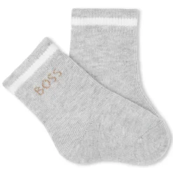 Sale BOSS Lot de 3 paires de chaussettes BLANC