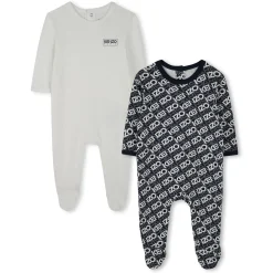 Outlet KENZO KIDS Lot de 2 pyjamas en coton OFFWHITE