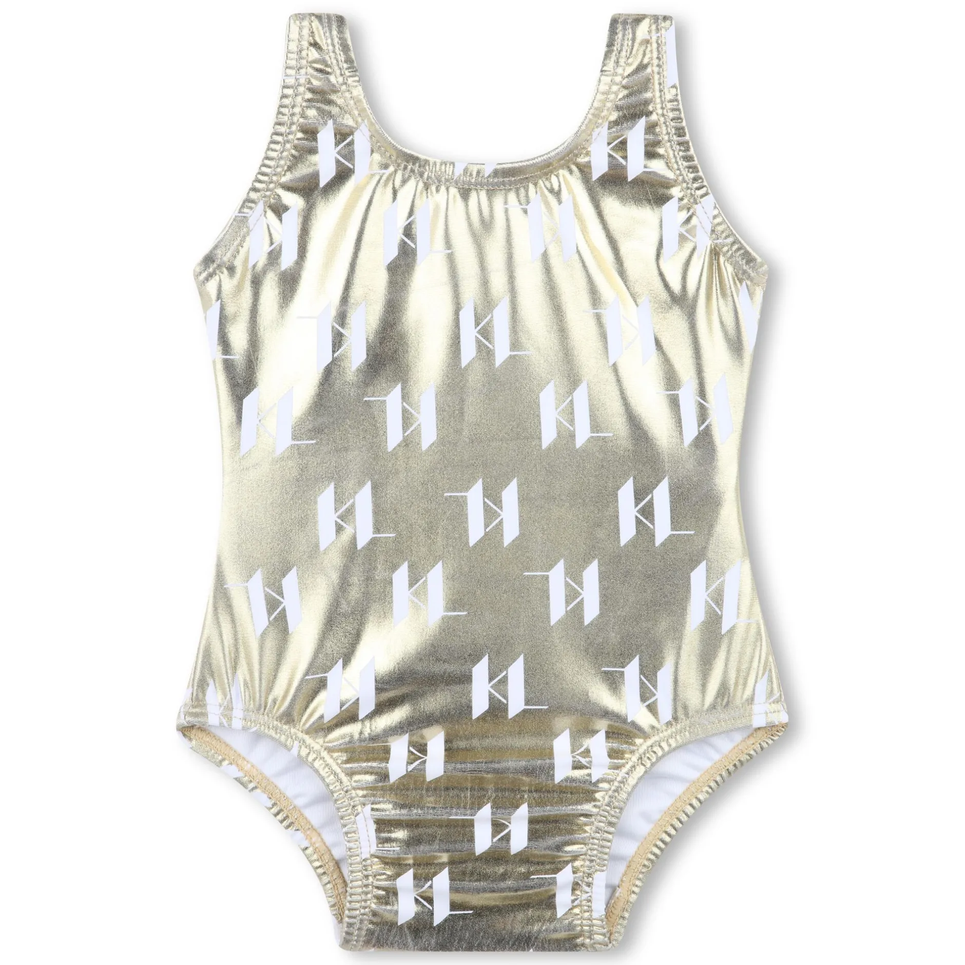 Online KARL LAGERFELD KIDS Maillot 1 pièce imprimé GOLDEN