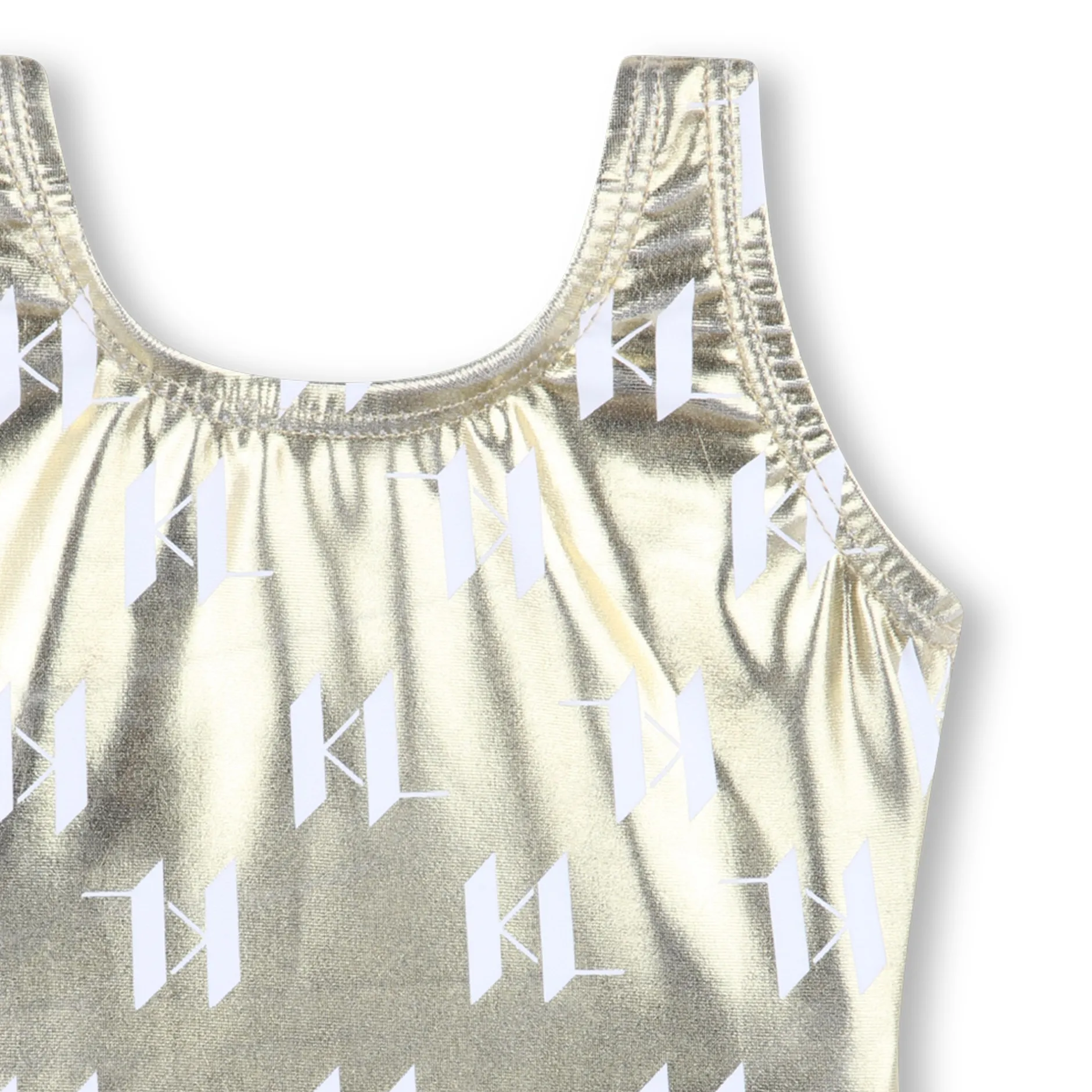 Online KARL LAGERFELD KIDS Maillot 1 pièce imprimé GOLDEN