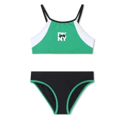 Best DKNY Maillot 2 pièces tricolore CHARTREUSE