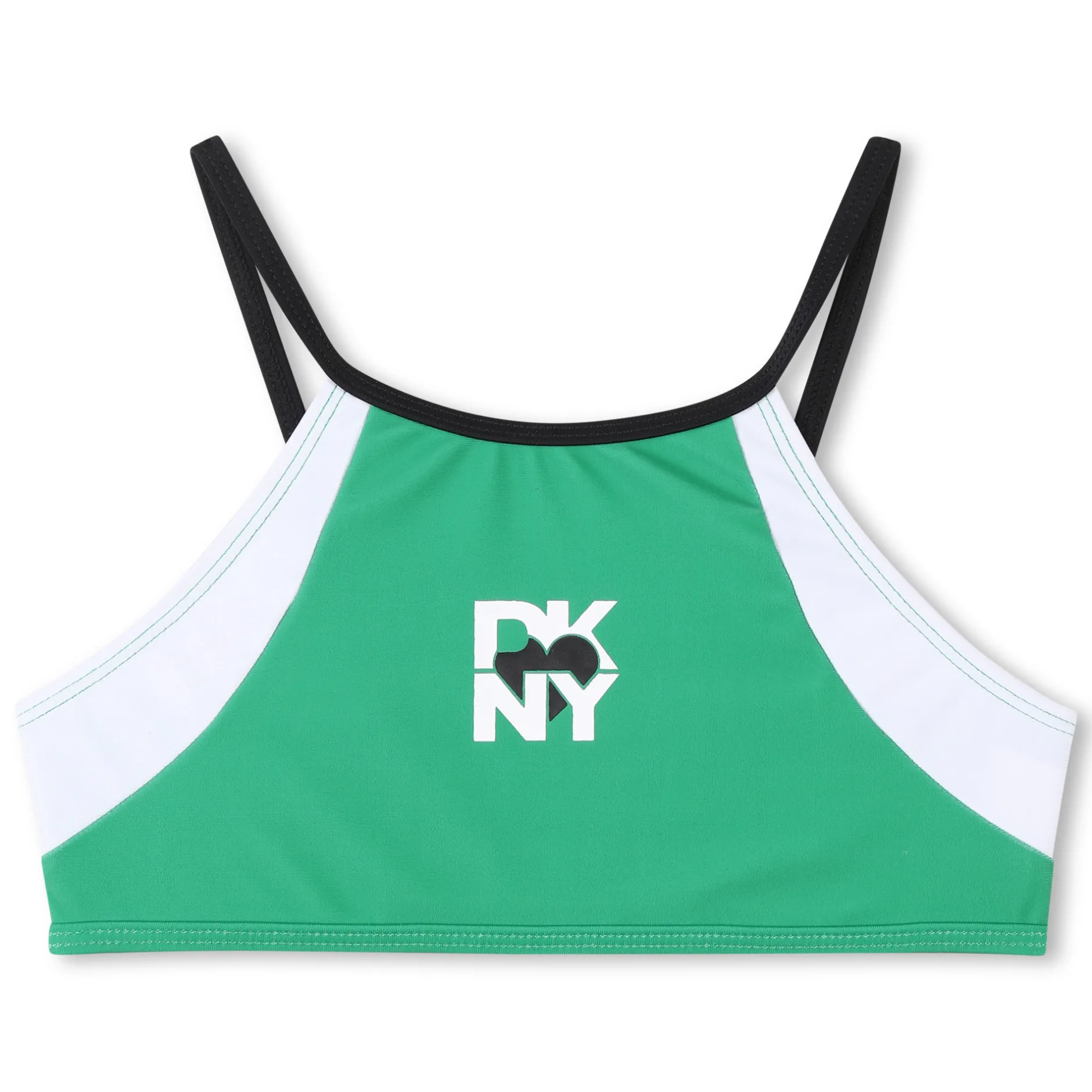Best DKNY Maillot 2 pièces tricolore CHARTREUSE