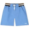 Sale BOSS Maillot de bain à taille rayée GIRBLUE