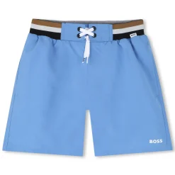 Sale BOSS Maillot de bain à taille rayée GIRBLUE