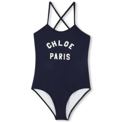 Discount CHLOE Maillot de bain dos fantaisie BLEU AMIRAL