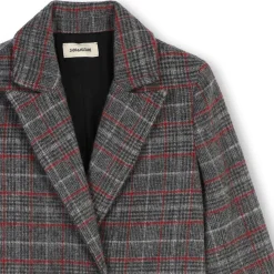 Online ZADIG & VOLTAIRE Manteau à poches GRIS CHINE