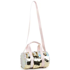 Hot BILLIEBLUSH Mini sac bowling avec sequins NACRE
