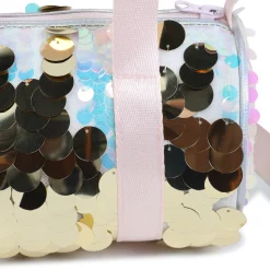 Hot BILLIEBLUSH Mini sac bowling avec sequins NACRE